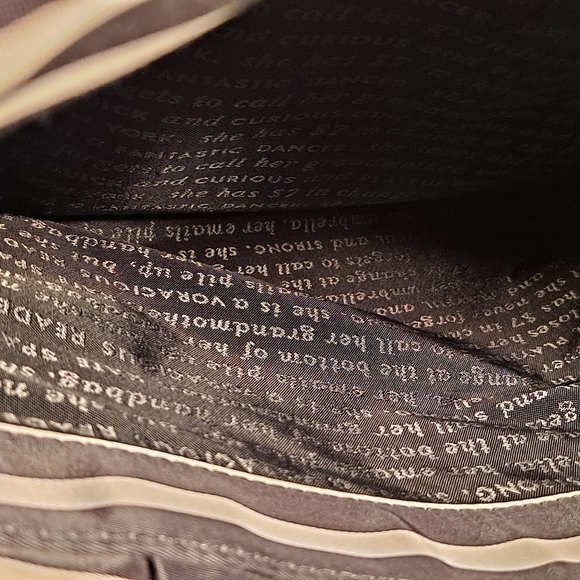 Kate Spade Classic  Nylon Stripe Laptop Commuter Bag 13" - Picture 8 of 12